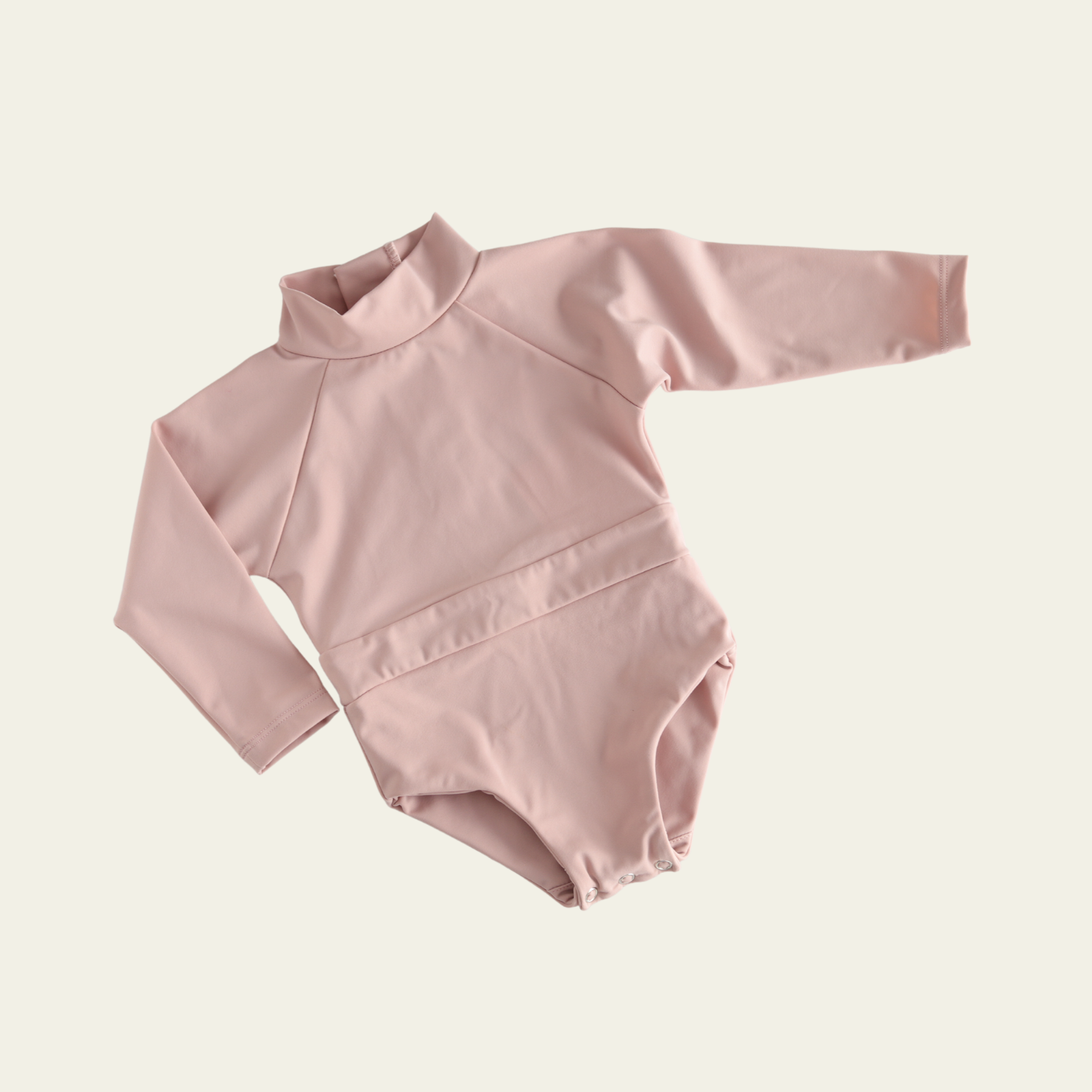 June Long Sleeve One Piece - Rose