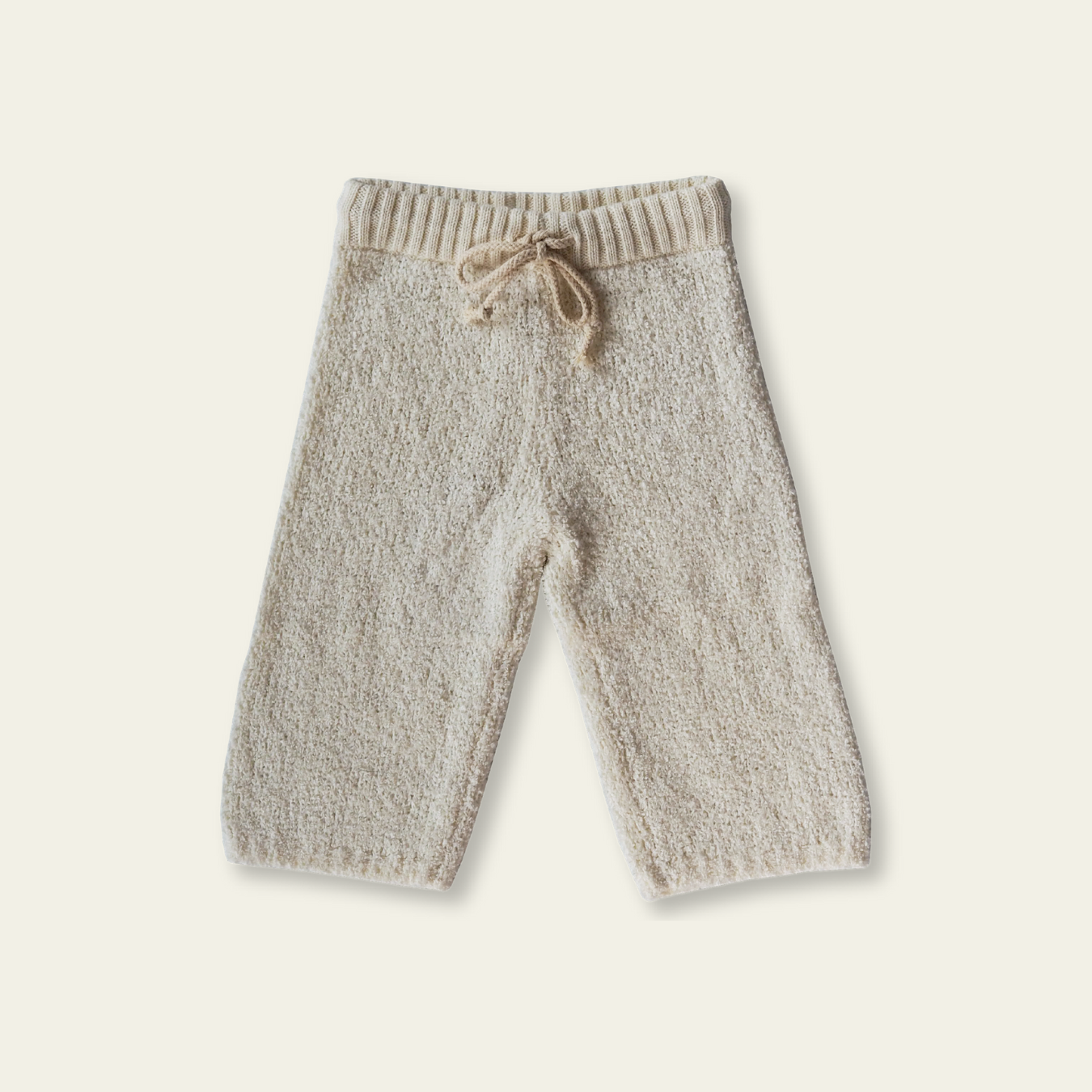Teddy Boucle Pant - Vanilla