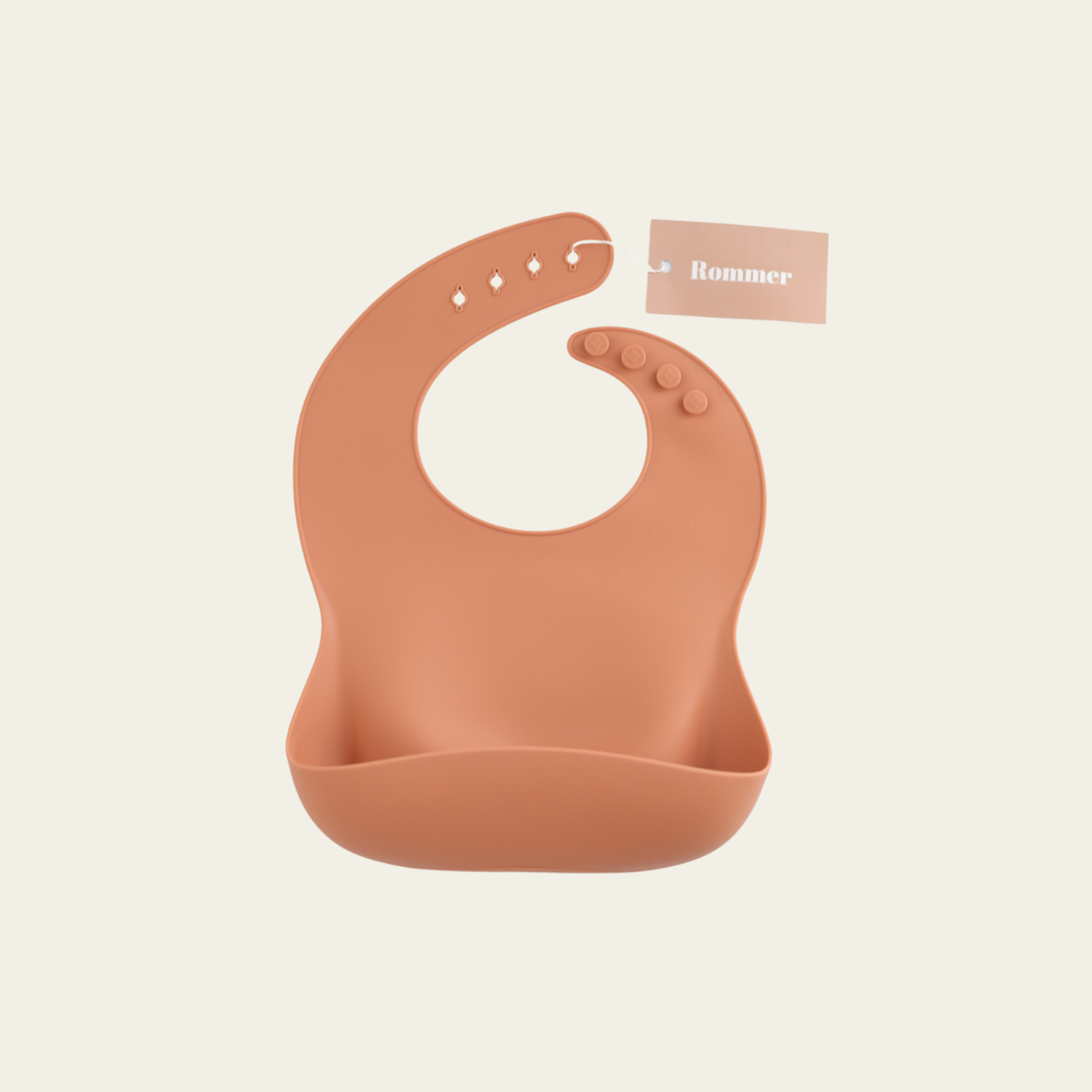 Silicone Bib | Cinnamon
