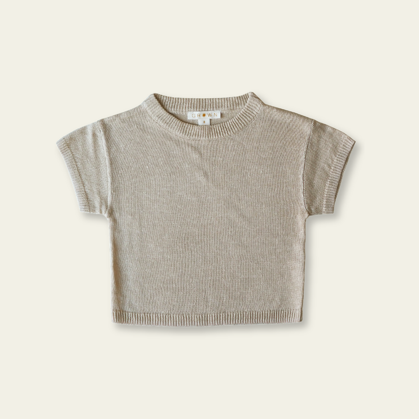 Linen Knit Tee - Linen