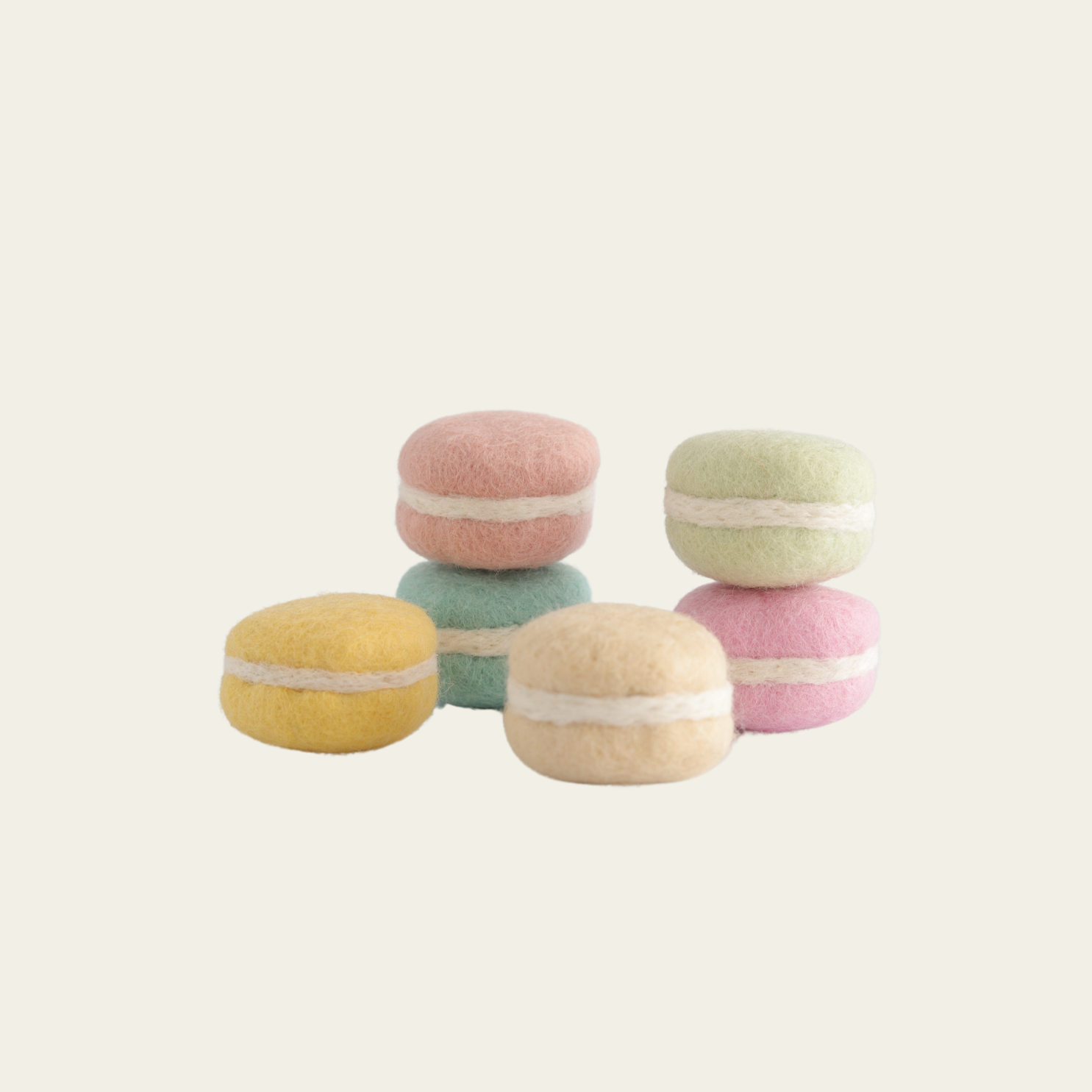 Felt Pastel Macarons