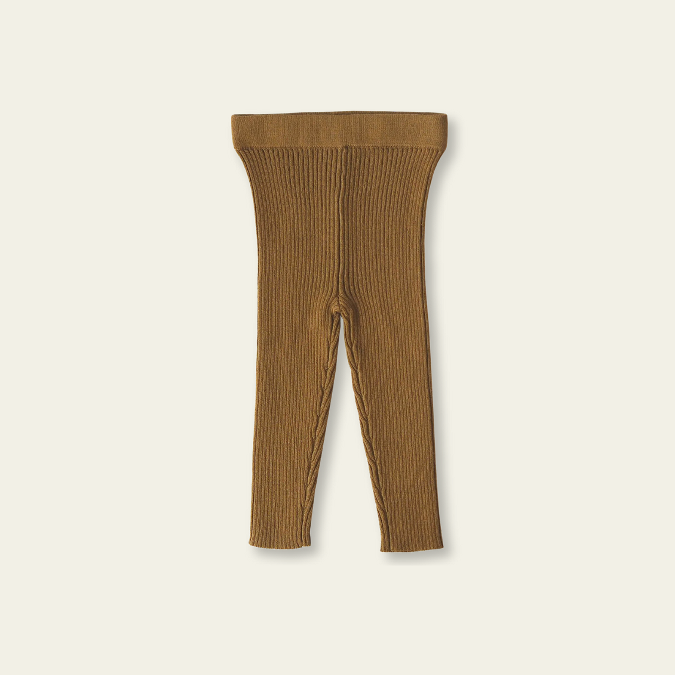 Ribbed Essential Leggings - Moss