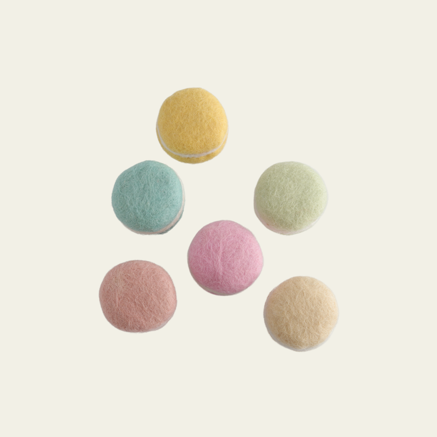 Felt Pastel Macarons